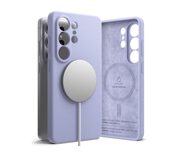 Ringke Silicone Magnetic Magsafe Galaxy S26 Ultra Lavender - 1500213 - zdjęcie